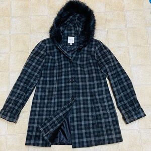 Croft&Barrow Black Coat Care & Fabric Tag Size XL